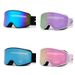 Children's with magnetic snap fasteners for wind and sand prevention, Italian anti fog lightweight lenses, quick change ski goggle_voghion.com