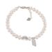 Light luxury niche design broken silver pearl bracelet 2023 new temperament silver stacking hand jewelry ins_voghion.com