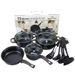 13-piece Set Of Pots And Pans Seven-piece Set Of Wok Frying Pan Small Frying Pan Soup Pot 13-piece Shovel Set_voghion.com