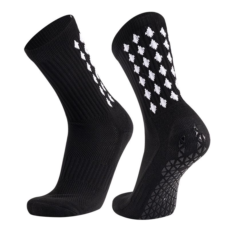 Football Socks Mid Tube Football Socks Game Training FootballSock Thickened Towel Socks Dotted Non Slip Wear Resistant Sports Socks_voghion.com