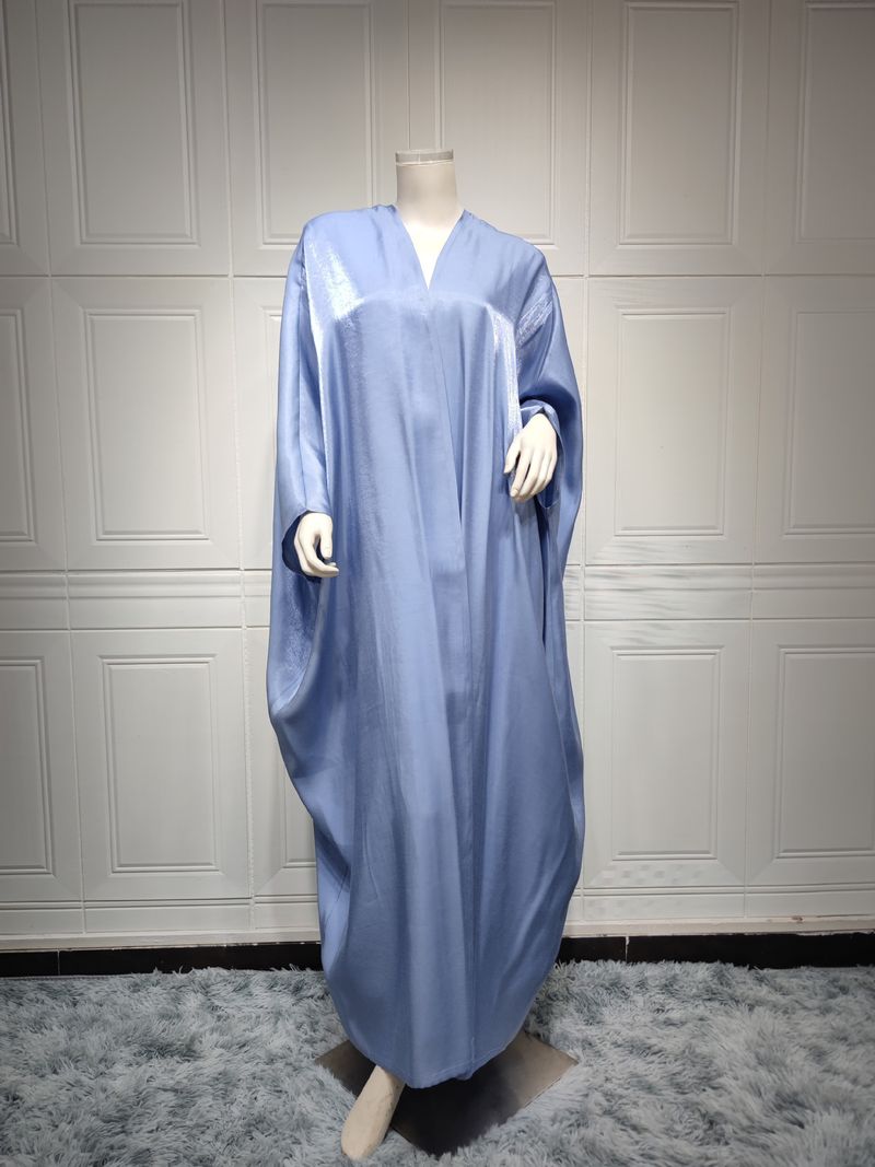 Dammekleeder Läscht Casual Kleed Fliedermausärmel Robe Grouss_voghion.com