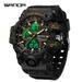 Men's Digital Analog Sport Watch With Multifunction, Waterproof, And LED Backlight For Outdoor Activities Sports Waterproof Men's Electronic Watch_voghion.com