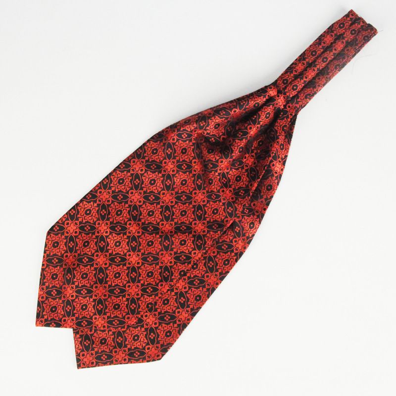 Formal Polyester Silk Men's Neck Scarf Tie Shengzhou Long-term British Style_voghion.com