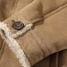 Men's Faux Shearling Bomber Jacket – Relaxed Fit, Single-Breasted, Fleece-Lined Winter Coat (Khaki, M-5XL)_voghion.com
