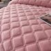 Premium Crystal Fleece Quilted Bedspread Set - 3 Piece Thickened Warm & Anti-Static Bedding Collection_voghion.com