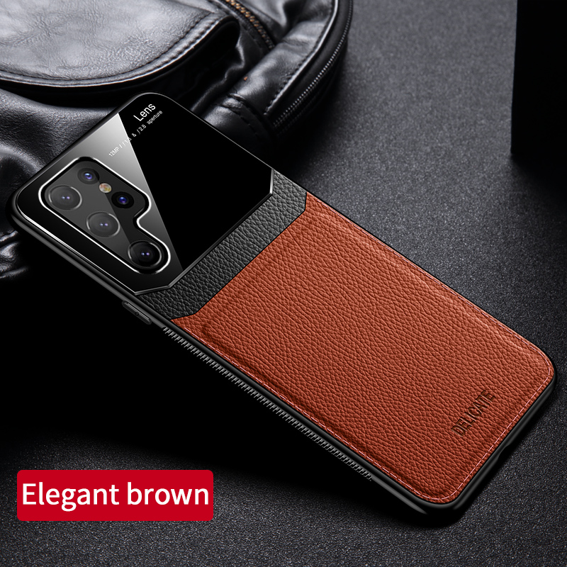 Leather Case for Samsung Galaxy S22 Ultra Plus S21 S20 FE S10 Plus Note 20 Ultra A12 A13 A52 A72 A32 A53 A33 A22 M52 Bac_voghion.com