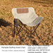 Mountain Guest Moon Camping Outdoor Dobrável Portátil Reclinável Banco de Pesca Mesa de Piquenique de Praia Cadeira_voghion.com