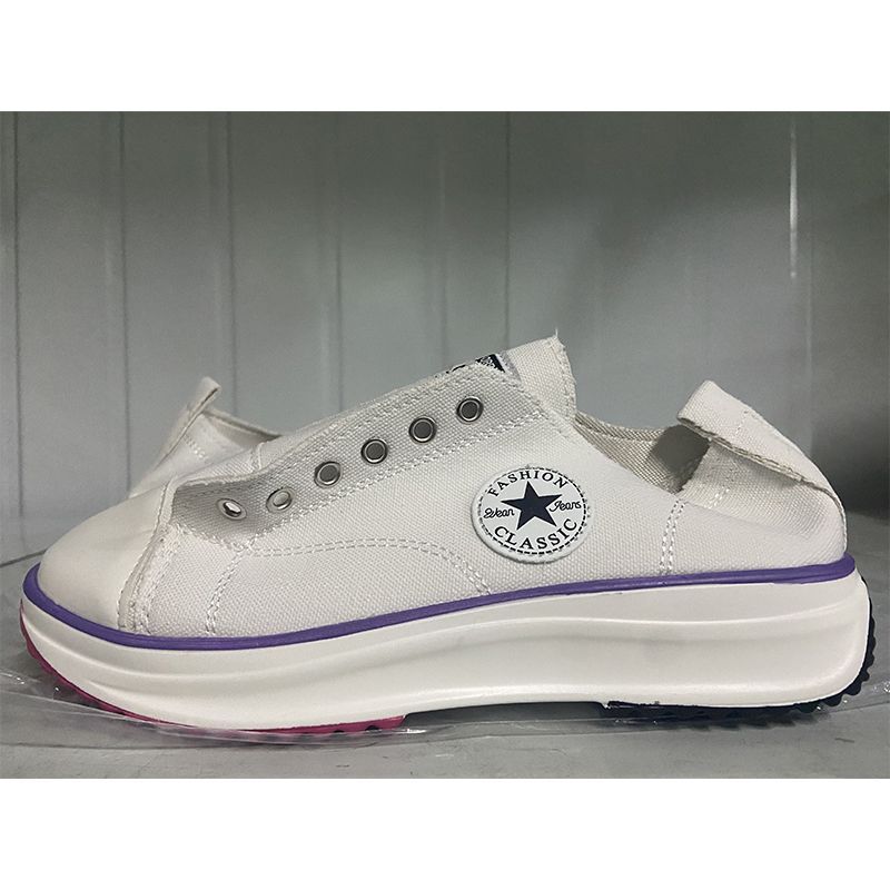 2022 neue Frühjahr und Herbst Leinwand Atmungsaktive High Top Casual frauen Schuhe Dicke Sohle Lace Up_voghion.com