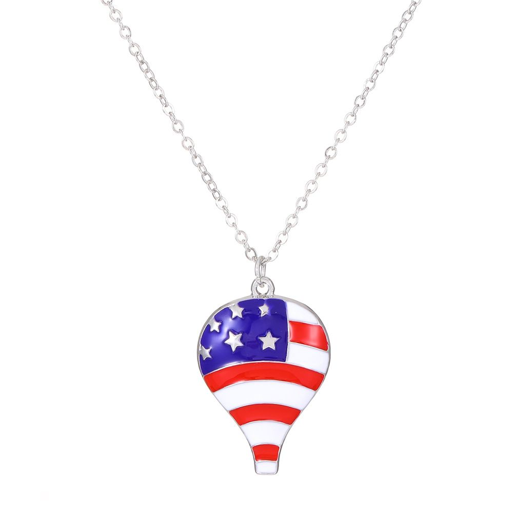 Set di collane Ins American Independent con ciondolo a forma di cuore con ali intarsiate di diamanti, semplice e alla moda, catena per clavicola_voghion.com