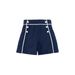 2025 New Navy Strapless Simple One-piece Swimsuit Shorts Set For Women 25293_voghion.com