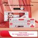 Lingbao K87pro Customized Mechanical Keyboard Wireless Bluetooth Three-mode Side Engraving Full-key Hot-swappable E-sports Game Batch_voghion.com