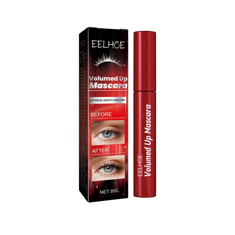 EELHOE Moisturizing mascara, long curly, black, beautiful, natural, makeup free, eye black_voghion.com