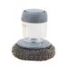 Dispenser di sapone da cucina Strumento per lavare i piatti Spazzola Facile da usare Scrubber Strumento per lavare e pulire Dispenser di sapone Spazzola Strumento per la pulizia della cucina_voghion.com