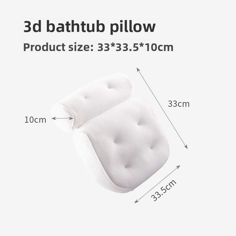 Same Style 3D Bathtub Non-Slip Backrest Pillow Cushion_voghion.com