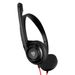 HW02 Lightweight Bilateral Wired Headset With 3.5mm & Type-C Jack For PC/Office/Telecom (Adjustable Headband, Noise-Canceling Mic)_voghion.com