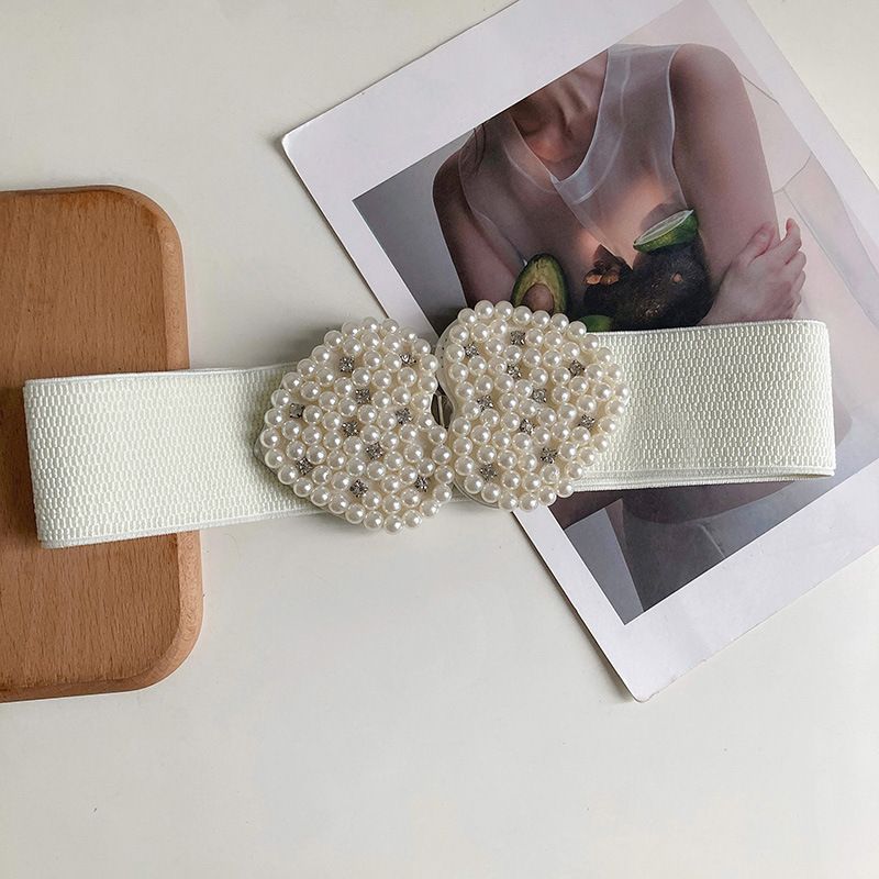 2025 neue Taille Dichtung Französisch Hundert Elastische Kleid Dekorative Breiten Gürtel Modische Hundert Freizeit Exquisite_voghion.com