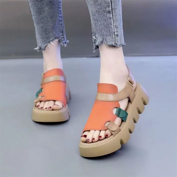Summer Must -Have:Women`s Thick - Soled Open - Toe Sandals For Height & Style_voghion.com