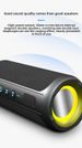Outdoor portable RGB light effect Bluetooth speaker - 20W stereo sound effect, 2400mAh long battery life, IPX5 waterproof, TWS interconnection_voghion.com