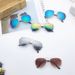 Unisex Kids Hamo Glasses Hipster Cute Oval Frame Sunglasses Metallic Fruit Dazzle Shades Baby Glasses Personality Kids_voghion.com