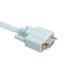 5ft 9Pin DB9 Serial RS232 to RJ45 Cat5 Ethernet Console Rollover Cable for Cisco_voghion.com