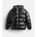 Winter-Steppjacke für Herren – Verdickter Polyester-Kapuzenmantel, winddicht und leicht, gesteppte Oberbekleidung für kaltes Wetter (Schwarz/Dunkelgrün, XS-XXL)_voghion.com