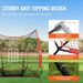 VEVOR 7x7 Ft Baseball Softball Practice Net, Portable Baseball Training Net For Hitting Catching Pitching, Backstop Equipment With Bow Frame, Carry Bag, Strike Zone, 12 Balls, Tee, And Ball Collector_voghion.com