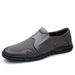 Scarpe casual da uomo con suola morbida e rete Scarpe per anziani Scarpe casual da uomo con lacci e testa tonda_voghion.com
