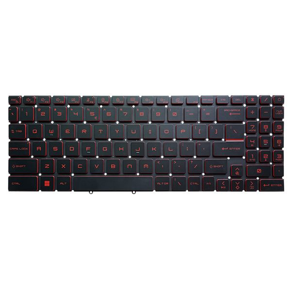 MSI Star Warlord GF76 GF66 MS-1582 GL76 GL66 MS-17 L1 Inbyggt tangentbord med bakgrundsbelysning_voghion.com