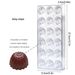 Plastic Chocolate Molds Set Candy Making Tools, Heart, Egg, Bar, Diamond Shapes for Mousse, Jelly, Candies, Truffles,Easter, Thanksgiving, Valentine's_voghion.com