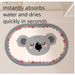 Cartoon Diatomite Mat - Bathroom Water Absorption Soft Non-Slip Quick-Dry Foot Mat For Toilet_voghion.com