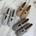 Ala*Ia No Label Summer New Style Woven Hollow One-Strap Versatile Mary Jane Ballet Fishnet Flat Shoes_voghion.com