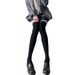 White knee high pure desire for spring summer, gentle girl, vertical striped thigh socks, JK long stockings, autumn_voghion.com