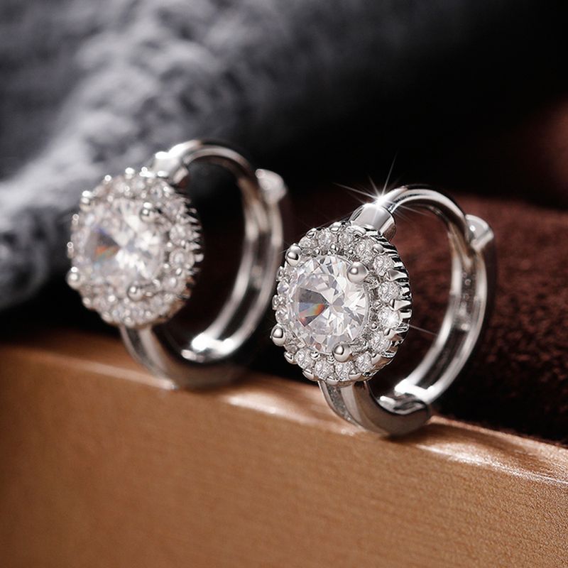 Cao Shi - Orecchini versatili con fibbia in rame e diamanti, stile INS personalizzato, con micro intarsi in zircone e diamanti_voghion.com