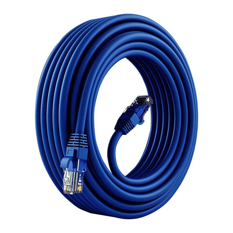 5 CORE Ethernet Cable 10 ft Long Cat 6 Computer Internet Patch Cord High Speed WiFi RJ45 for Gaming Indoor Outdoor Use - ET 10FT BLU_voghion.com