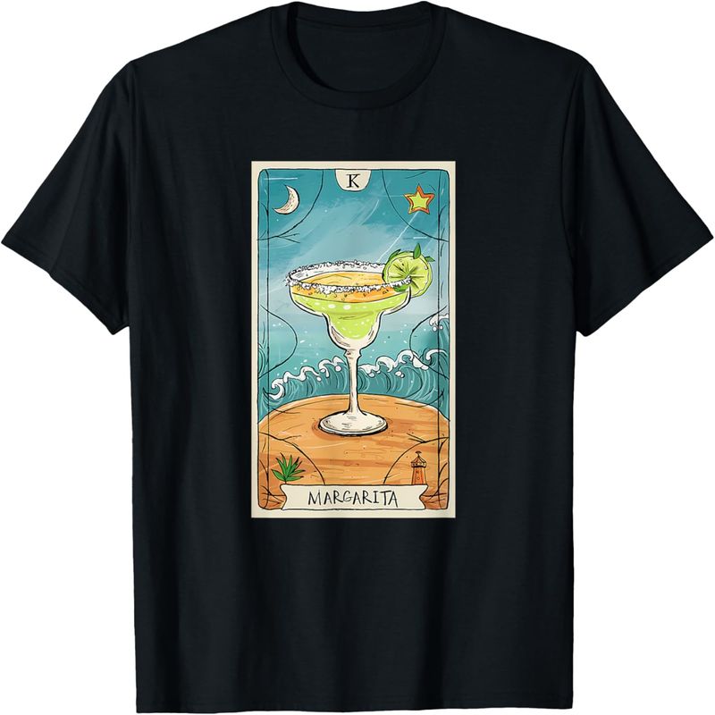 Margarita Tarot Card Cinco de Mayo Party T-Shirt._voghion.com