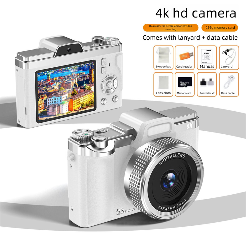 Inländische spiegellose 100-Megapixel-Dualkamera HD CCD-Digitalkamera für Campus-Studenten-Selfie-Geschenk_voghion.com