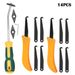 14-częściowy zestaw narzędzi do usuwania fug z ostrzami do piły do skrobania podłóg z płytek – profesjonalny zestaw do czyszczenia pozostałości cementu do domu_voghion.com