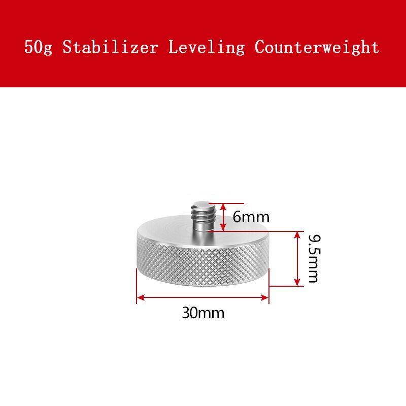 PyroGraphy 50g/100g DJI Ronin&Zhiyun Stabilizers Dedicated Leveling Stainless Steel Counterweight With_voghion.com