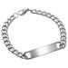 Hot Selling Stainless Steel Men's Curved Bracelet Exquisite Polished Smooth Surface And Straight Strip That Can Be_voghion.com
