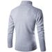 2024 Herbst Herren Pullover mit hohem Halsausschnitt modische Slim Fit Jugend Twist Blumen Strickpullover Top_voghion.com