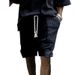 2024 Gaojie Instagram Multi Pocket Summer Loose Sports Casual Jacquard Split Shorts Men's_voghion.com