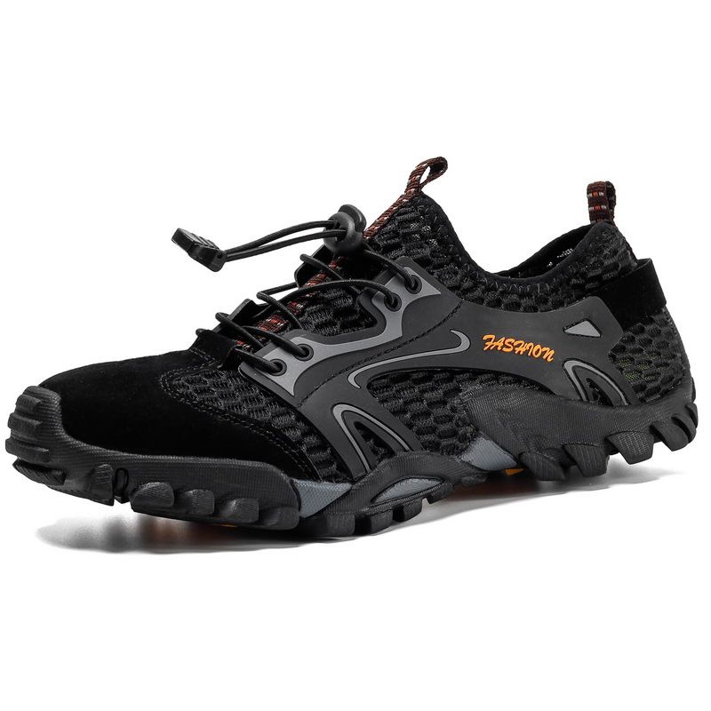 Men's Summer Non-Slip Quick-Dry Wading Fishing Large Size Mesh Hiking Mountaineering Women's Amphibious Shoes_voghion.com