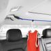 Asta appendiabiti retrattile multifunzionale per bagagliaio, per interni auto, per montaggio su auto_voghion.com
