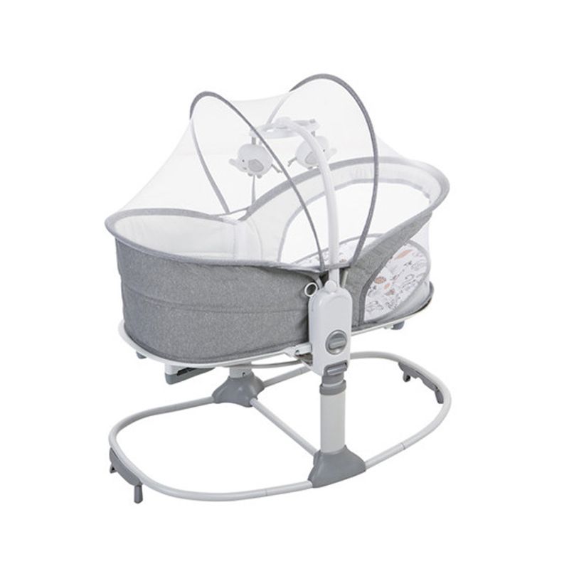 Mother & Kids baby rocking bed can be raised and lowered, portable, electric vibration, soothing, bedside bed for newborns, can sit or lie down_voghion.com