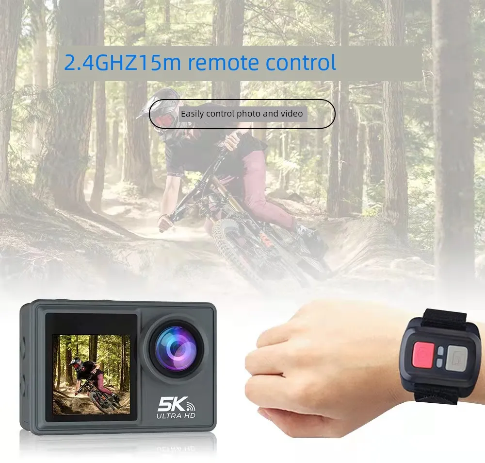 Kamera sportowa HD do nurkowania z motocyklem i systemem antywstrząsowym_voghion.com