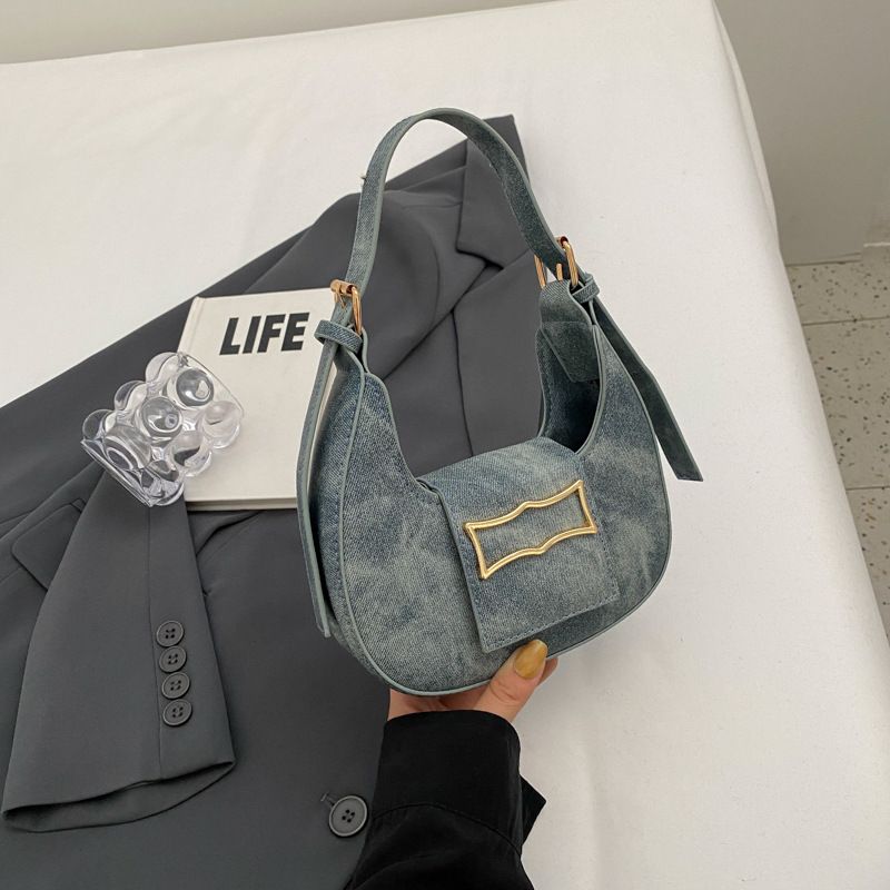 Schlichtes und modisches Temperament, einfarbig, lässig, die beliebte Achselhandtasche im Stil dieses Jahres für Damen mit einer Schulter_voghion.com