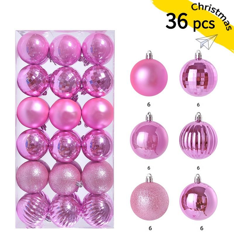 Palla di Natale transfrontaliera 36 ciondolo a forma di zucca di plastica fai da te ciondolo ornamenti per l'albero di Natale decorazioni natalizie_voghion.com