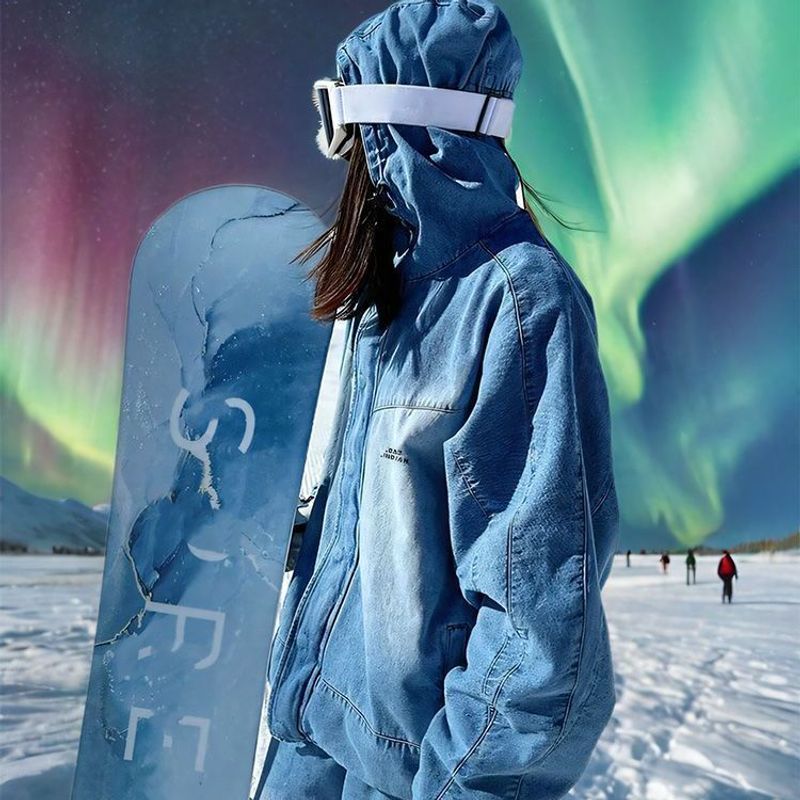 Daunenjacken, Skijacken, Skijacken, Sportbekleidung, Sportjacken, modisch und schön, temperaturreguliert und warm
_voghion.com
