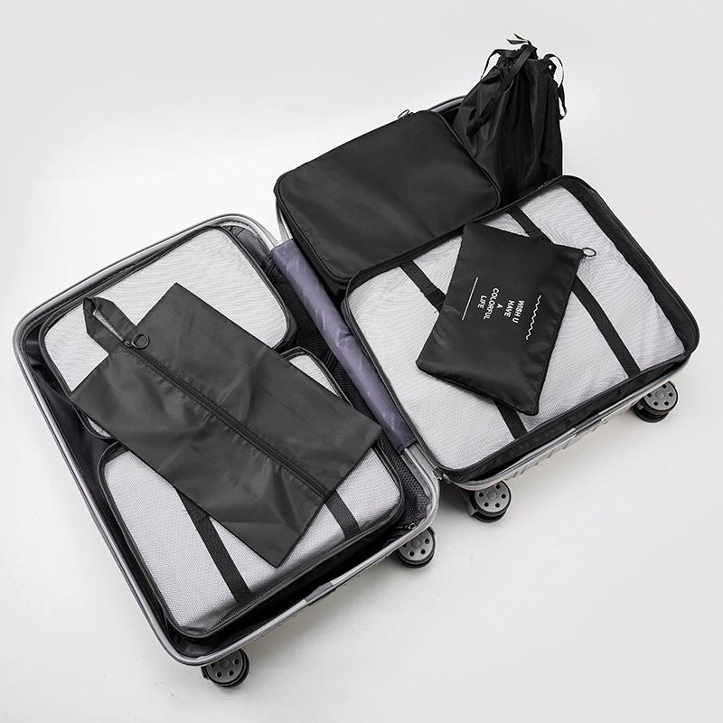 Women's Bags Travel Storage Set Travel Storage Bag Eight Piece Cosmetic Bag Travel Clothing Classification Storage Bag_voghion.com