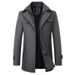 Men's Clothing Coat Men Business Casual Fashion Men's Thick Warm Oversized Men's Trenchcoat_voghion.com
